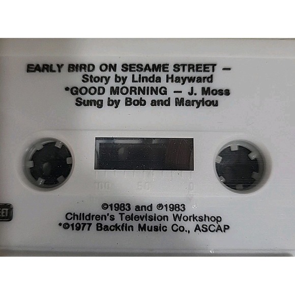 Vintage Early Bird on Sesame Street Read Along Book Story Cassette Tape Sealed - Picture 7 of 8